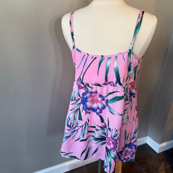 Show Me Your Mumu Caroline Mini Dress Maui Wowi Pink Sz Sml Spring Break Beach - Picture 5 of 13